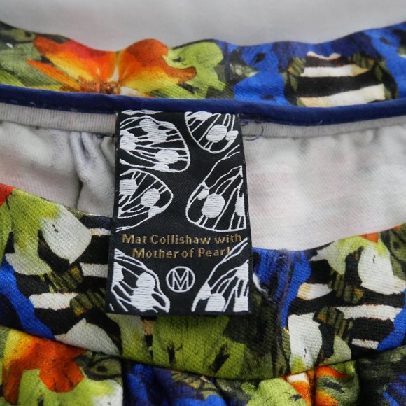 Mother of Pearl × Mat Collishaw Silk–Cotton Skirt Size 4 - Picture 4 of 6